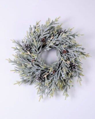 Artificial Plant 49*49*7CM Pine needle wreath GS-54020063