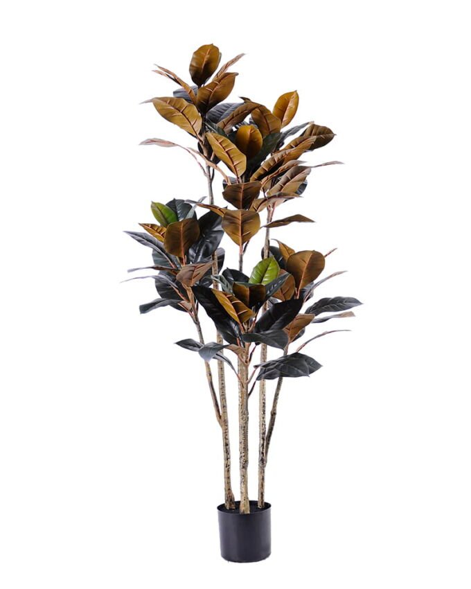 Artificial Plant 46*60*130CM Rubber wood tree in plastic pot/lvs56 GS-48520132
