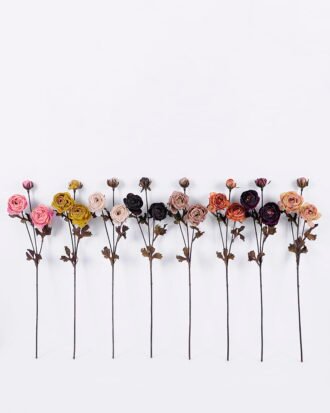Artificial Flower 14*64 Burning Ranunculus*3 GS-25820023-G1 Single Flowers YeahFlower is one of Chinese leading OEM manufacturers and exporters , supplying the silk flowers, wholesale artificial trees