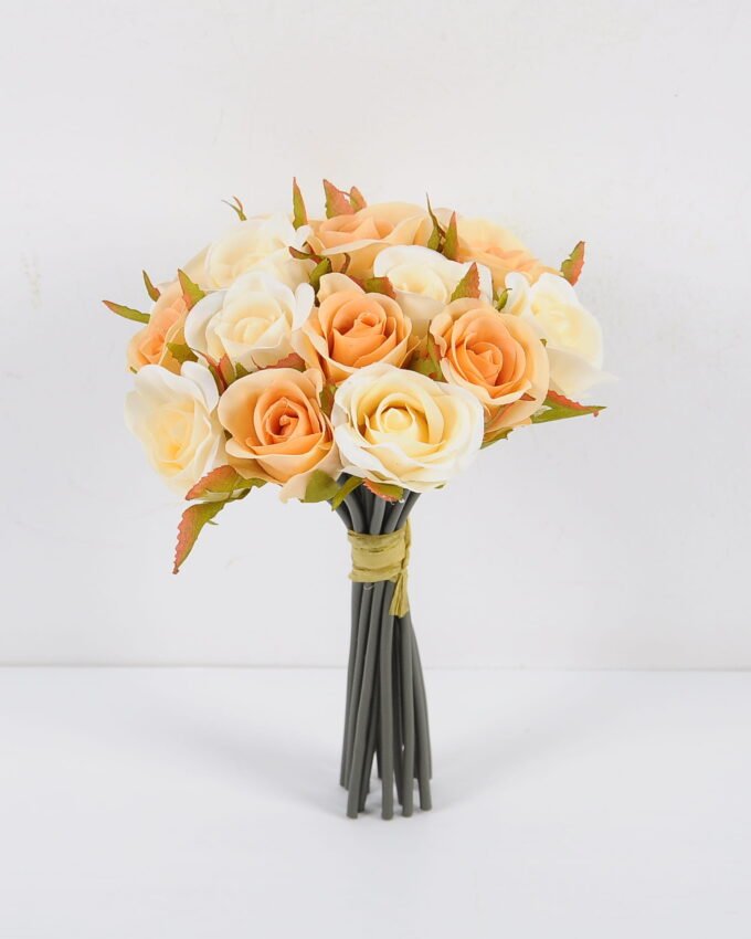 Artificial Flower Autumn Rose bouquet*15 GS-0690183-W1 Bouquet YeahFlower is one of Chinese leading OEM manufacturers and exporters , supplying the silk flowers, wholesale artificial trees