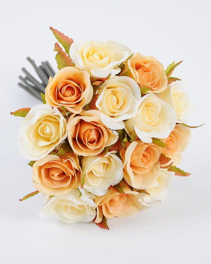 Artificial Flower Autumn Rose bouquet*15 GS-0690183-W1 Bouquet YeahFlower is one of Chinese leading OEM manufacturers and exporters , supplying the silk flowers, wholesale artificial trees