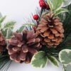 Artificial Flower 57*8*46CM Christmas arrangement on wire ring GS-52720007 Banners&Garlands YeahFlower is one of Chinese leading OEM manufacturers and exporters , supplying the silk flowers, wholesale artificial trees