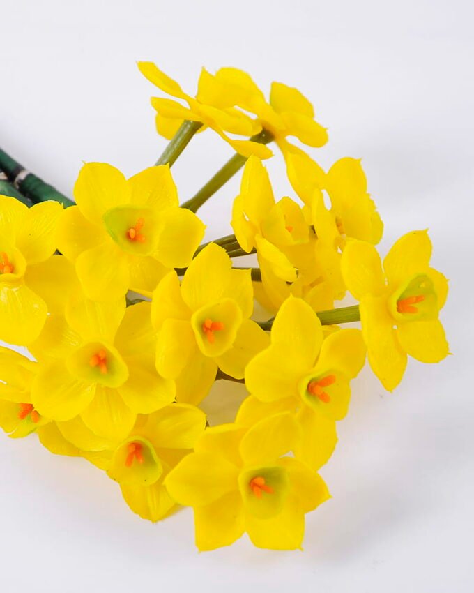 Artificial Flower Daffodil Bouquet 3 GS-41520027-Y1_7 Artificial Flower 14*50cm Daffodil Bouquet*3 GS-41520027-Y1 Single Flowers YeahFlower is one of Chinese leading OEM manufacturers and exporters , supplying the silk flowers, wholesale artificial trees