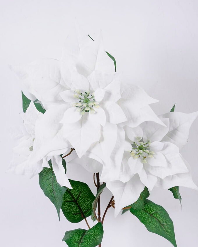 Artificial Flower 33*70cm Poinsettia spray*3 GS-61420011 Christmas Item YeahFlower is one of Chinese leading OEM manufacturers and exporters , supplying the silk flowers, wholesale artificial trees