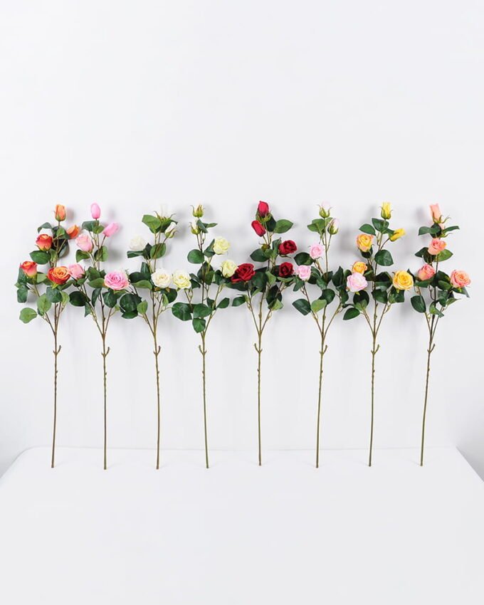 Artificial Flower 15*73CM Rose spray*5 GS-53620039-O1 Single Flowers YeahFlower is one of Chinese leading OEM manufacturers and exporters , supplying the silk flowers, wholesale artificial trees