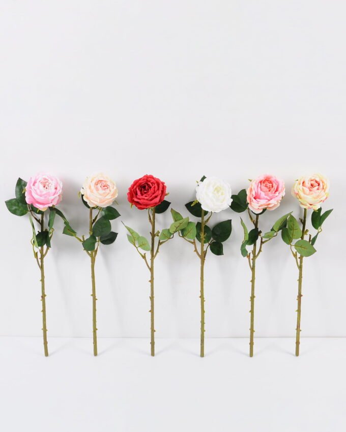 Artificial Flower Singel Rose GS-53620025-G1_1 Artificial Flower 17*46CM Singel Rose GS-53620025-G1