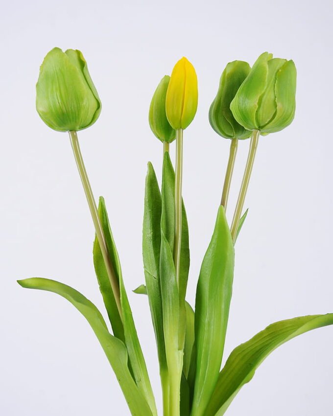 Artificial Flower 13*39cm Tulip Bouquet*5 GS-41520028-G1 Bouquet 3,000+ sqm showroom with thousands of artificial flowers, plants & trees ready for global sourcing.