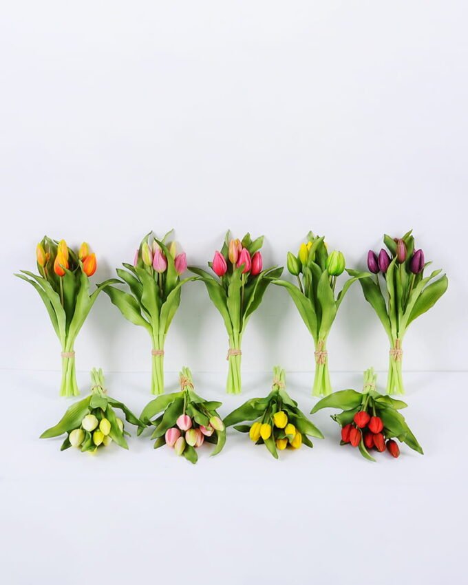 Artificial Flower Tulip Bouquet 7 GS-41520029-O1_1 Artificial Flower 17*30cm Tulip Bouquet*7 GS-41520029-O1 Bouquet YeahFlower is one of Chinese leading OEM manufacturers and exporters , supplying the silk flowers, wholesale artificial trees