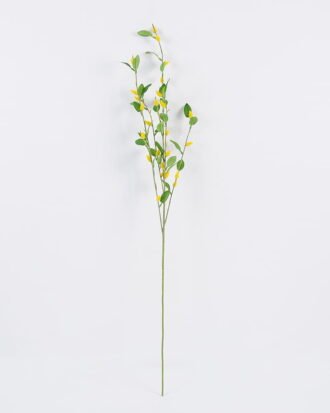 Artificial Plant 16*101cm Berry*5 GS-26220116-Y1 Leaves&Sprays&Foliages YeahFlower is one of Chinese leading OEM manufacturers and exporters , supplying the silk flowers, wholesale artificial trees