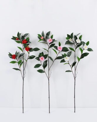 Artificial Plant 30*80cm Camellia Spray GS-31220005 Leaves&Sprays&Foliages YeahFlower is one of Chinese leading OEM manufacturers and exporters , supplying the silk flowers, wholesale artificial trees