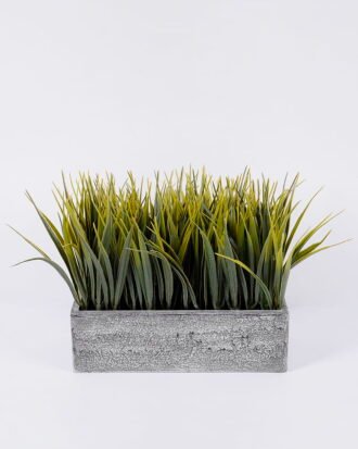 Artificial Plant 35*21*22cm Grass in Wooden pot GS-06920086 Potted Flowers&Plants YeahFlower is one of Chinese leading OEM manufacturers and exporters , supplying the silk flowers, wholesale artificial trees