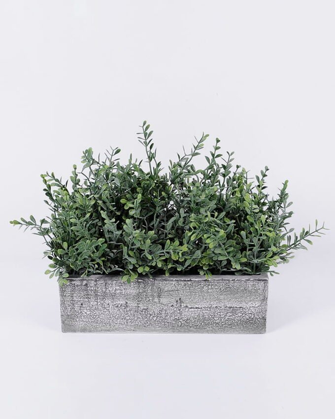 Artificial Plant 32*18*24cm Grass in Wooden pot GS-06920088 Potted Flowers&Plants YeahFlower is one of Chinese leading OEM manufacturers and exporters , supplying the silk flowers, wholesale artificial trees