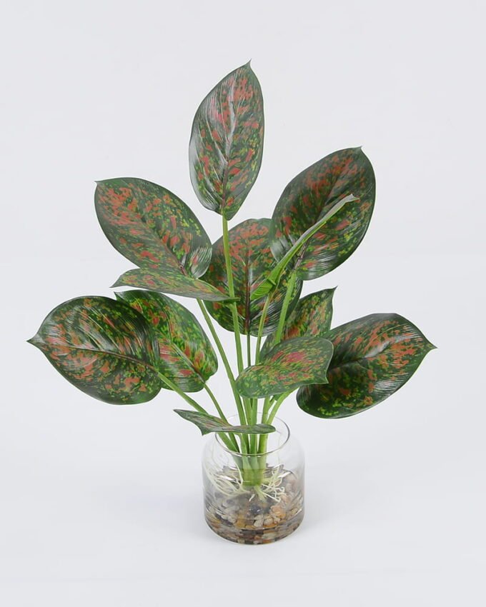 Artificial Plant Leaves in glass ware GS-06921013_3 Artificial Plant 32*40cm Leaves in glass ware GS-06921013 Leaves&Sprays&Foliages YeahFlower is one of Chinese leading OEM manufacturers and exporters , supplying the silk flowers, wholesale artificial trees