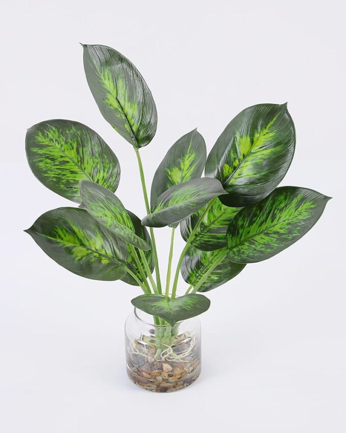 Artificial Plant 32*40cm Leaves in glass ware GS-06921016 Leaves&Sprays&Foliages YeahFlower is one of Chinese leading OEM manufacturers and exporters , supplying the silk flowers, wholesale artificial trees