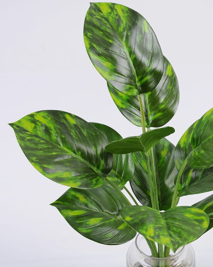 Artificial Plant 32*40cm Leaves in glass ware GS-06921018 Leaves&Sprays&Foliages YeahFlower is one of Chinese leading OEM manufacturers and exporters , supplying the silk flowers, wholesale artificial trees