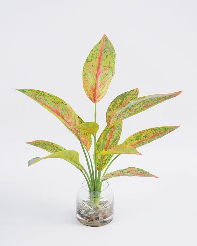 Artificial Plant 32*40cm Leaves in glass ware GS-06921019 Leaves&Sprays&Foliages YeahFlower is one of Chinese leading OEM manufacturers and exporters , supplying the silk flowers, wholesale artificial trees