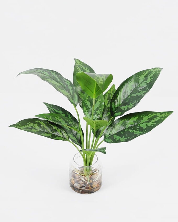 Artificial Plant 32*40cm Leaves in glass ware GS-06921022 Leaves&Sprays&Foliages YeahFlower is one of Chinese leading OEM manufacturers and exporters , supplying the silk flowers, wholesale artificial trees