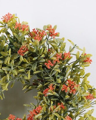Artificial Plant 7*30cm Wreath*2 GS-36620008-O1 WREATH YeahFlower is one of Chinese leading OEM manufacturers and exporters , supplying the silk flowers, wholesale artificial trees