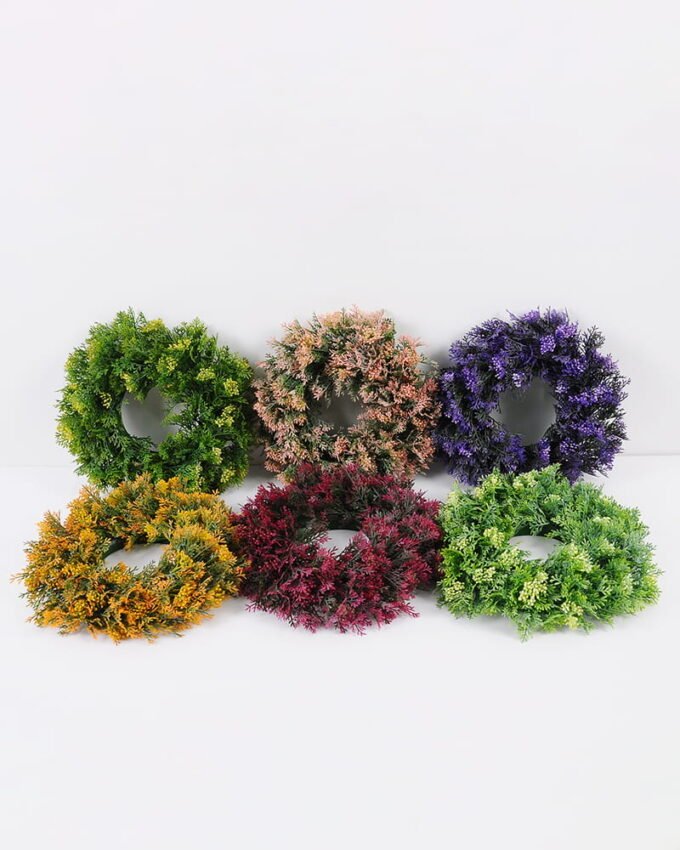 Artificial Plant 8*30cm Wreath GS-36620010-P1 WREATH YeahFlower is one of Chinese leading OEM manufacturers and exporters , supplying the silk flowers, wholesale artificial trees