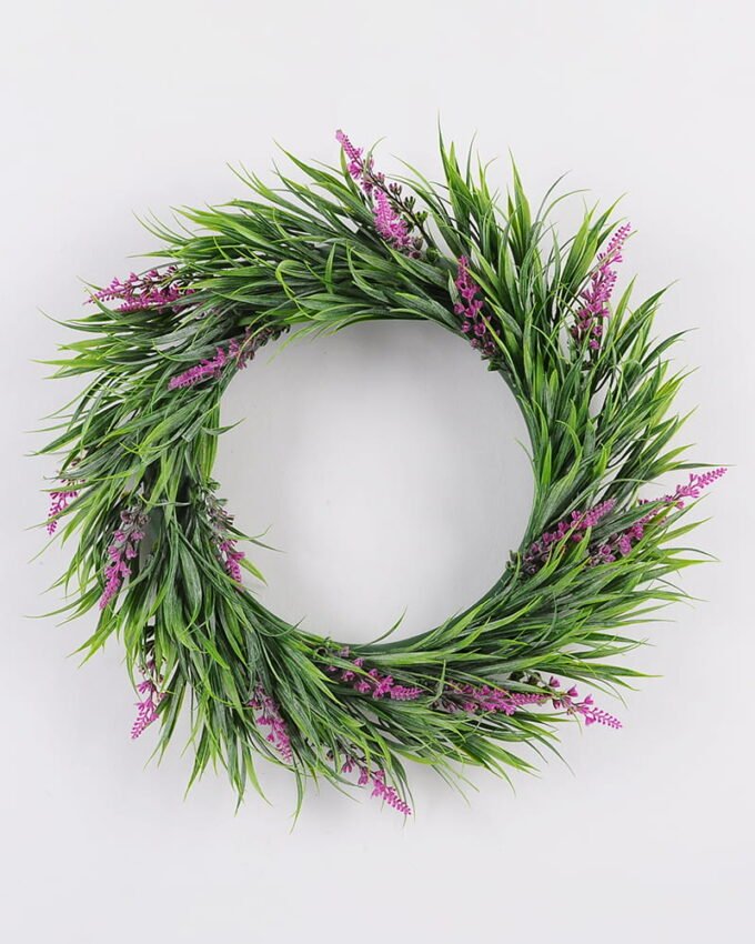 Artificial Plant 9*45cm Wreath GS-36620021-R1 Banners&Garlands 3,000+ sqm showroom with thousands of artificial flowers, plants & trees ready for global sourcing.