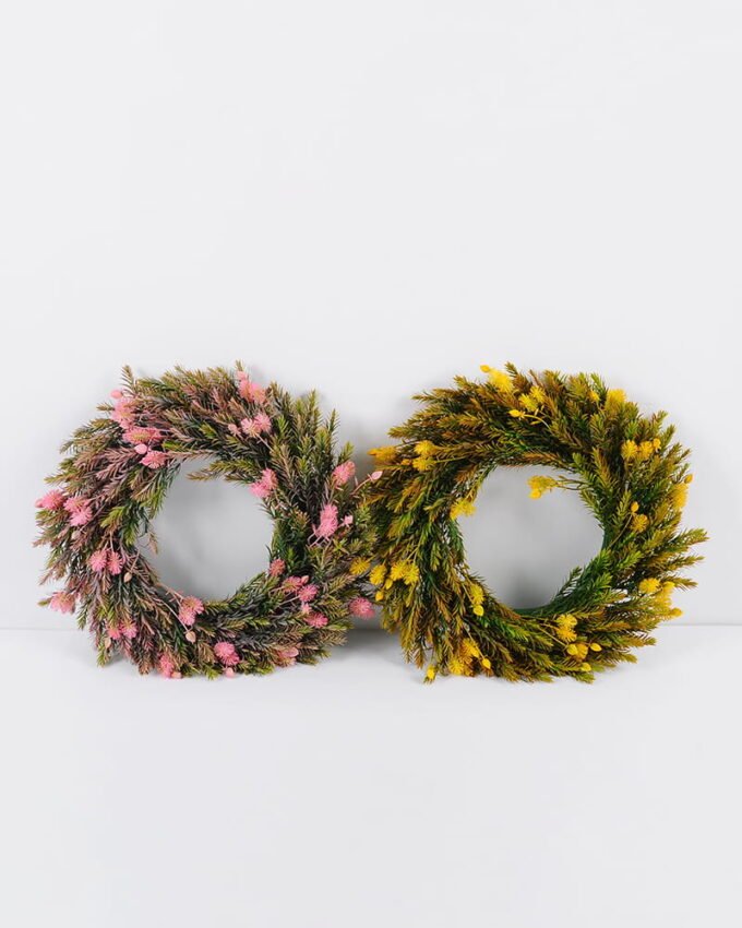 Artificial Plant 9*47cm Wreath GS-36620025-Y1 Banners&Garlands YeahFlower is one of Chinese leading OEM manufacturers and exporters , supplying the silk flowers, wholesale artificial trees