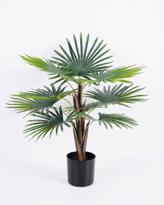 Artificial Tree 55*55*58cm Kwai Palm in pp pot/lvs9 GS-26620015 Tree&Plant YeahFlower is one of Chinese leading OEM manufacturers and exporters , supplying the silk flowers, wholesale artificial trees
