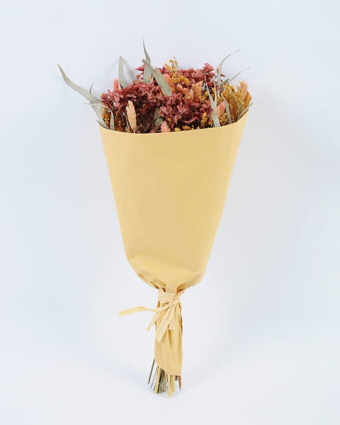 Dried Flowers 20*49CM Dried natural items bouquet with paper wrapped(55g/bouquet, H:50CM) GS-56621004JJA Dried Flowers YeahFlower is one of Chinese leading OEM manufacturers and exporters , supplying the silk flowers, wholesale artificial trees