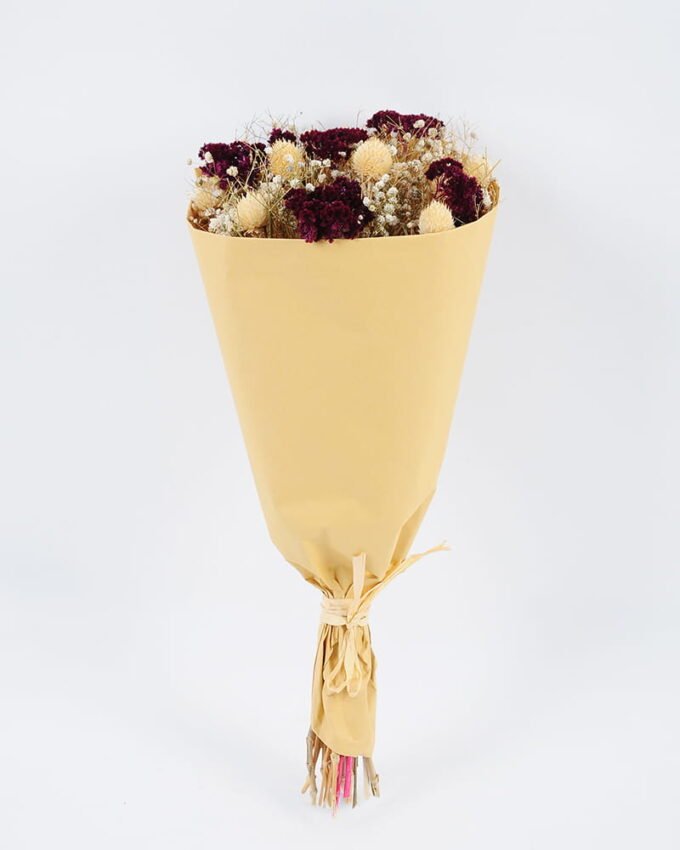 Dried Flowers 16*45CM Dried natural items bouquet with paper wrapped(60g/bouquet, H:50CM) GS-56621006JJA Dried Flowers YeahFlower is one of Chinese leading OEM manufacturers and exporters , supplying the silk flowers, wholesale artificial trees