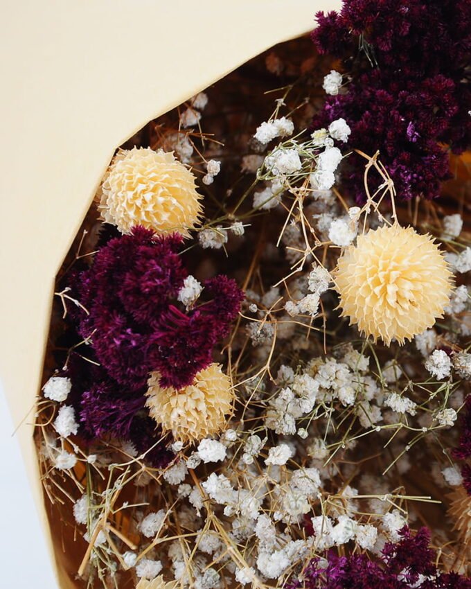 Dried Flowers 16*45CM Dried natural items bouquet with paper wrapped(60g/bouquet, H:50CM) GS-56621006JJA Dried Flowers YeahFlower is one of Chinese leading OEM manufacturers and exporters , supplying the silk flowers, wholesale artificial trees