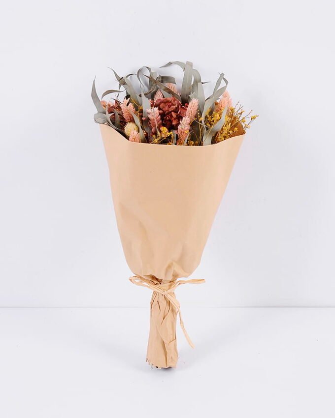 Dried Flowers 20*50CM Dried natural items bouquet with paper wrapped(90g/bouquet, H:50CM) GS-56620081 Bouquet YeahFlower is one of Chinese leading OEM manufacturers and exporters , supplying the silk flowers, wholesale artificial trees
