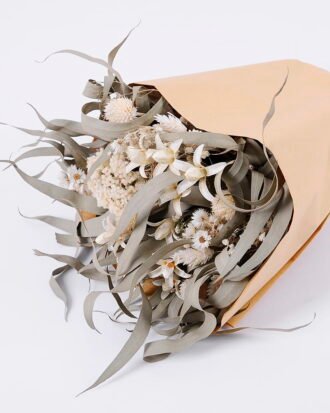 Dried Flowers 20*50CM Dried natural items bouquet with paper wrapped(90g/bouquet, H:50CM) GS-56620087 Bouquet YeahFlower is one of Chinese leading OEM manufacturers and exporters , supplying the silk flowers, wholesale artificial trees