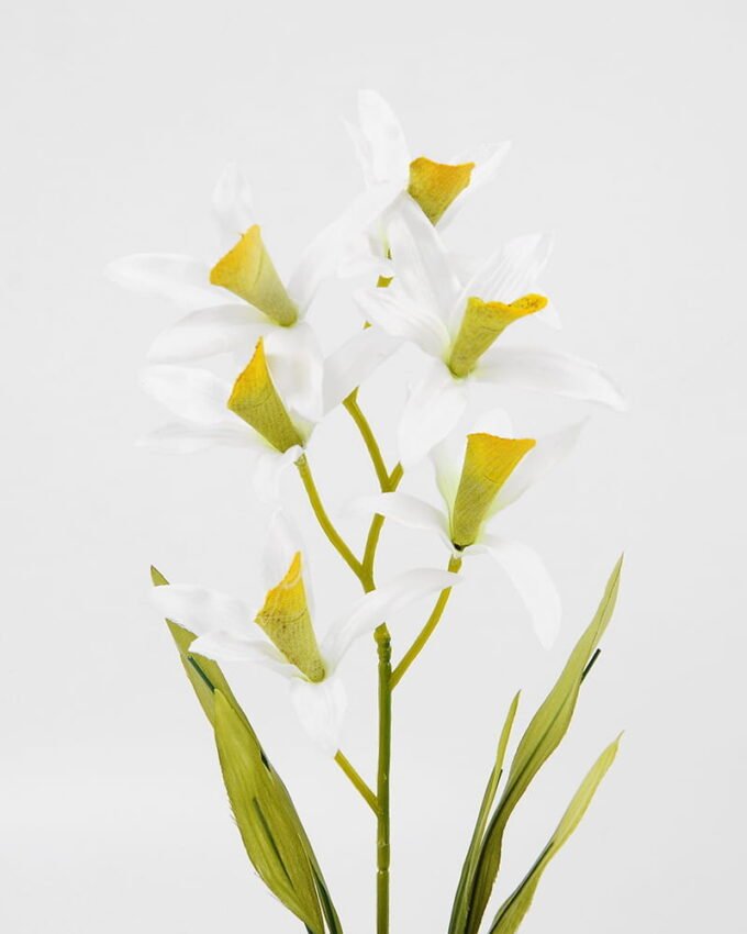 Artificial Flower 8*24cm Butterfly orchid in ceramic pot GS-62121003-P1