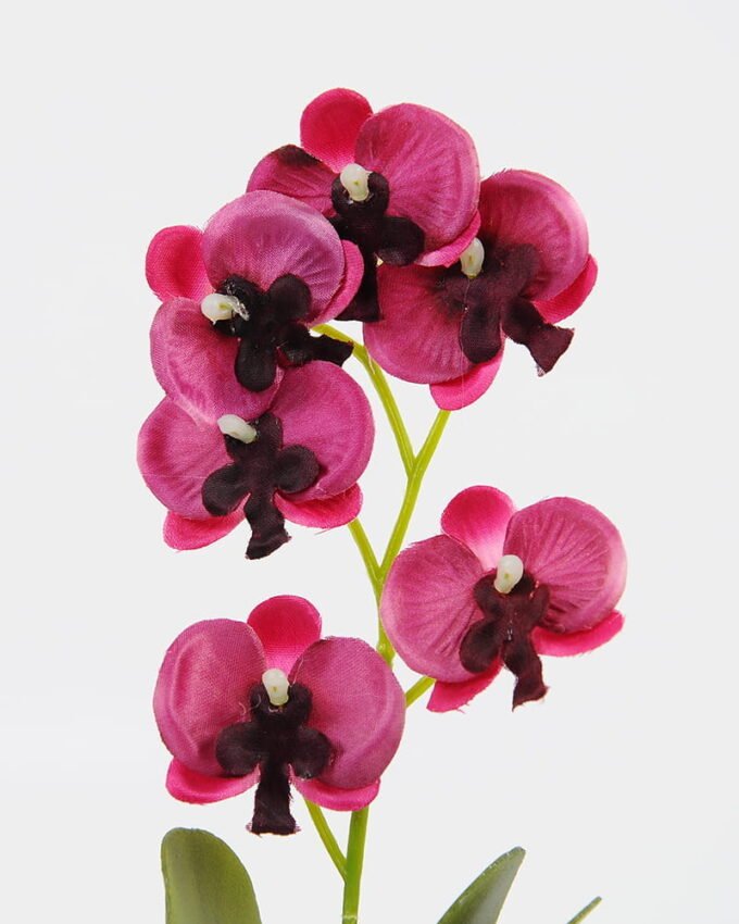 Artificial Flower 8*24cm Butterfly orchid in ceramic pot GS-62121003-Z1