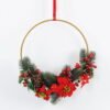 Artificial Flower 33*58cm Christmas wreath GS-62121009