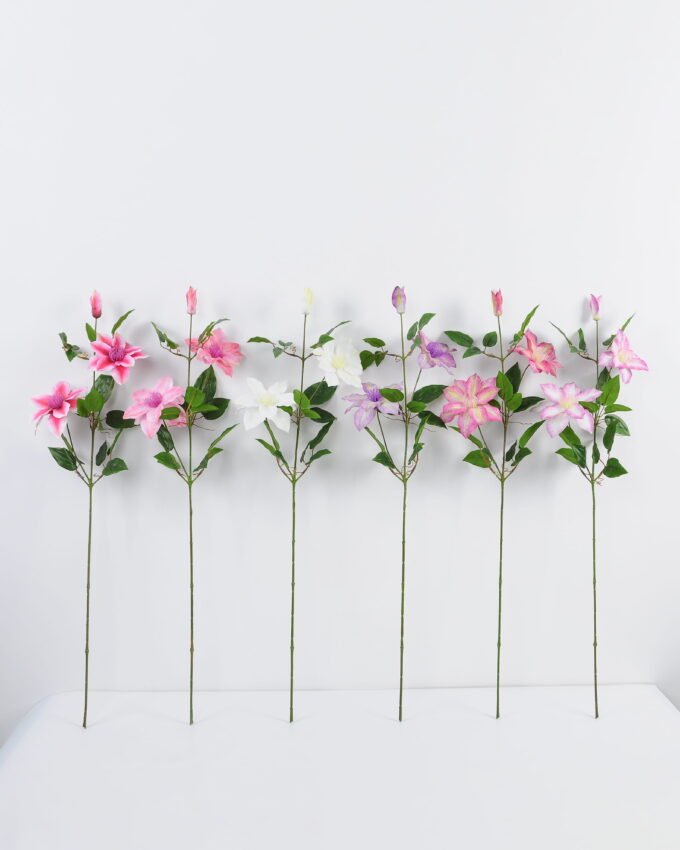 Artificial Flower 22*86cm Clematis florida thunb*3 GS-15421001-P1