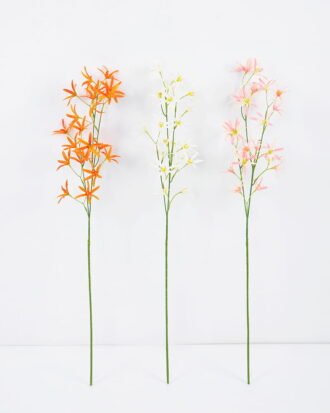 Artificial Flower 15*73cm Coelogyne cristata GS-62121002-O1 Single Flowers YeahFlower is one of Chinese leading OEM manufacturers and exporters , supplying the silk flowers, wholesale artificial trees Artificial Flower 15*73cm Coelogyne cristata GS-62121002-O1