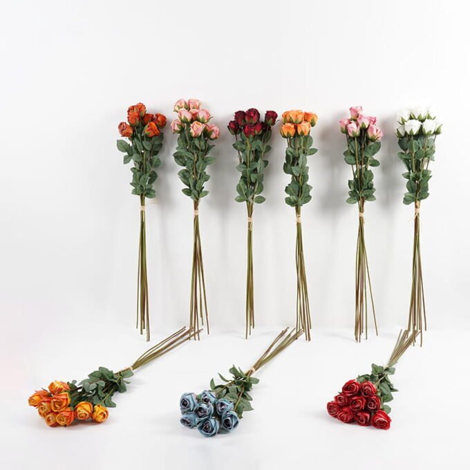 Artificial Flower 18*81CM Rose bouquet*9 GVC-21-2764