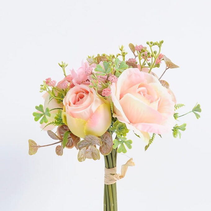 Artificial Flower Rose bush 5 GS-58821024-P1_1 Artificial Flower 17*27CM Rose bush*5 GS-58821024-P1