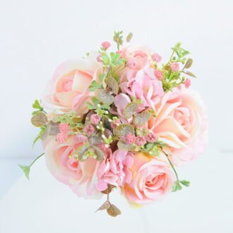 Artificial Flower 17*27CM Rose bush*5 GS-58821024-P1 Bouquet YeahFlower is one of Chinese leading OEM manufacturers and exporters , supplying the silk flowers, wholesale artificial trees Artificial Flower 17*27CM Rose bush*5 GS-58821024-P1