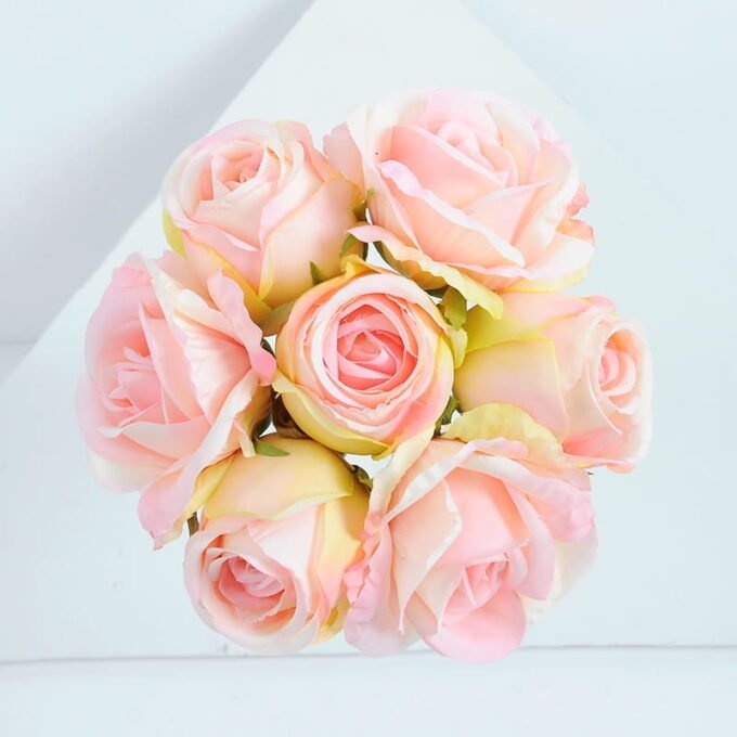 Artificial Flower Rose bush 7 GS-58821025-P1_4 Artificial Flower 16*25CM Rose bush*7 GS-58821025-P1