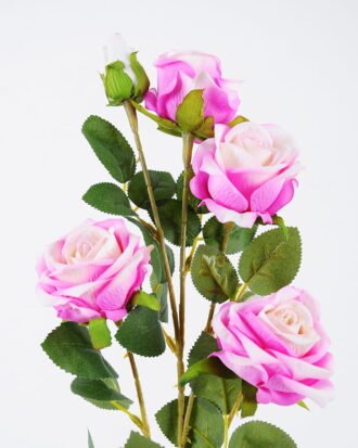 Artificial Flower 16*81cm Rose spray*5 GS-46521003-P1 Single Flowers YeahFlower is one of Chinese leading OEM manufacturers and exporters , supplying the silk flowers, wholesale artificial trees Artificial Flower 16*81cm Rose spray*5 GS-46521003-P1