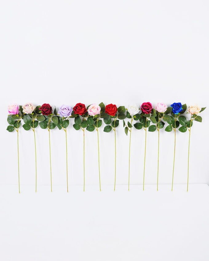 Artificial Flower Single rose GS-46521004-B1 Artificial Flower 12*51cm Single rose GS-46521004-B1