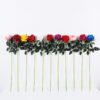 Artificial Flower Single rose GS-46521007-R5_2 Artificial Flower 16*75cm Single rose GS-46521007-R5