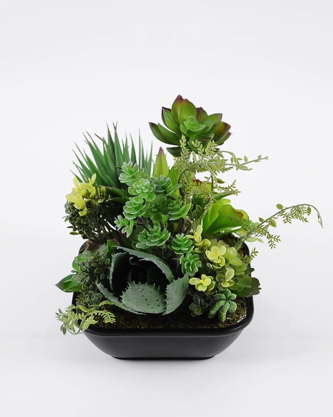 Artificial succulent 17*18*19CM Succulent plants in plastic pot GS-51720211