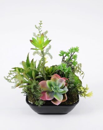 Artificial succulent 18*19*19CM Succulent plants in plastic pot GS-51720212