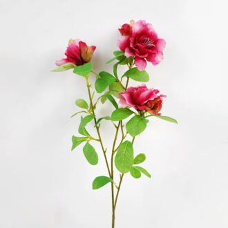 Artificial Flower 25*73CM Azalea Spray*4 GS-35121014 Single Flowers YeahFlower is one of Chinese leading OEM manufacturers and exporters , supplying the silk flowers, wholesale artificial trees