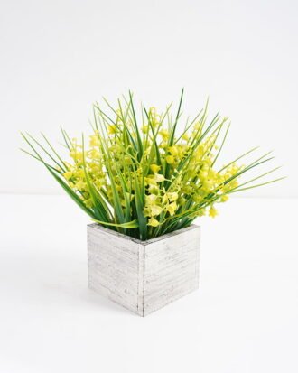 Artificial Flower 20*20*22cm Bellflower in MDF pot GS-03321098-Y1 Potted Flowers&Plants YeahFlower is one of Chinese leading OEM manufacturers and exporters , supplying the silk flowers, wholesale artificial trees