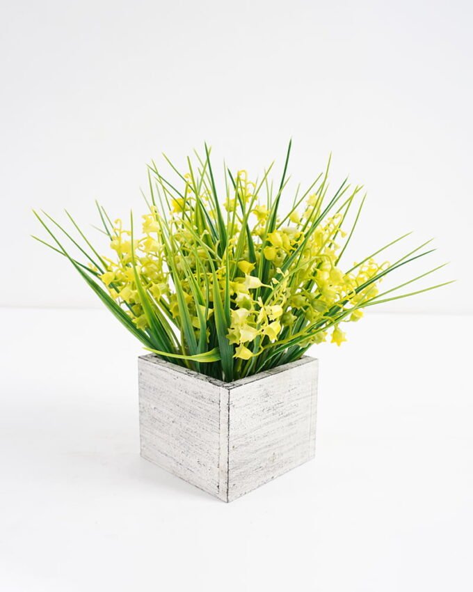 Artificial Flower 20*20*22cm Bellflower in MDF pot GS-03321098-Y1 Potted Flowers&Plants YeahFlower is one of Chinese leading OEM manufacturers and exporters , supplying the silk flowers, wholesale artificial trees