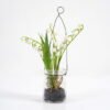 Artificial Flower 13*18CM Bellflower in glass pot GS-62921027 Potted Flowers&Plants 3,000+ sqm showroom with thousands of artificial flowers, plants & trees ready for global sourcing.