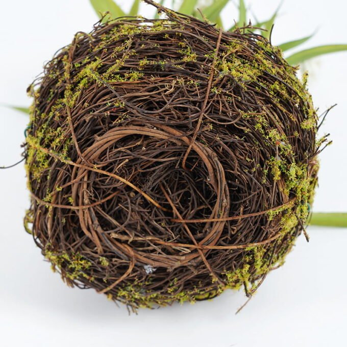 Artificial Flower 17*20CM Bellflower in rattan pot GS-62921033 Potted Flowers&Plants 3,000+ sqm showroom with thousands of artificial flowers, plants & trees ready for global sourcing.